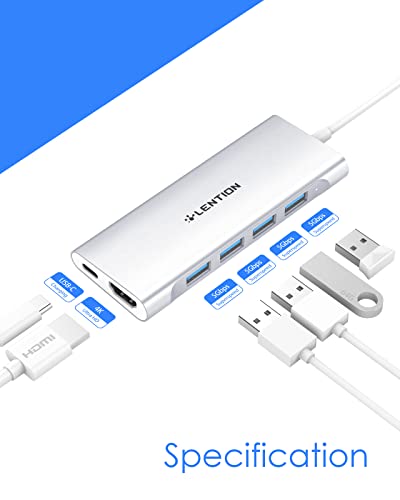 LENTION Hub multiport USB-C avec sortie HDMI – Image 2