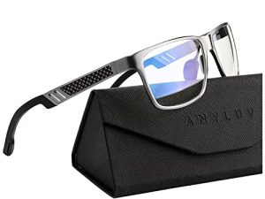 ANYLUV Blue Light Blocking Lunettes Hommes Ordinateur