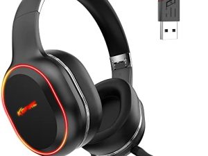 Casques de jeu sans fil avec microphone