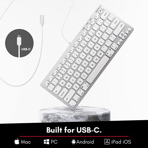 Petit clavier USB C Macally - Clavier-2