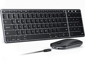 Seenda Clavier et souris Bluetooth compatibles pour