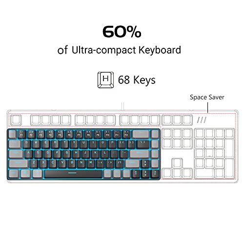 Clavier de jeu portable 60 % mécanique, – Image 2