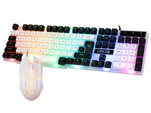 Clavier de jeu souris Combo arc-en-ciel LED