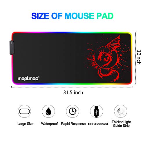 Tapis de souris de jeu RGB Anime-2