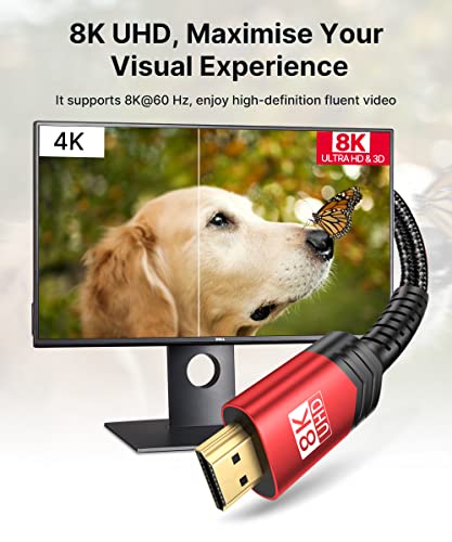 JSAUX Câbles HDMI 2.1 Lot de 2 – Image 2