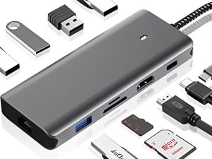 Adaptateur multiport USB C Hub 10 en