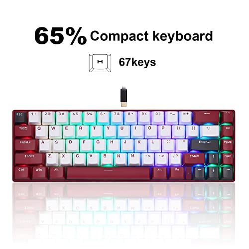 Motospeed BK67 Clavier mécanique filaire Bluetooth 5.0 – Image 2