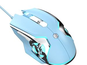 NACODEX AJ120 Souris de jeu bleue programmable