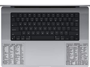 Autocollant de raccourcis clavier TEACHUCOMP pour Mac