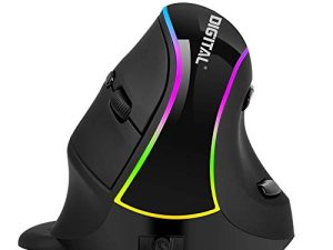Souris ergonomique numérique J-Tech avec connexion filaire