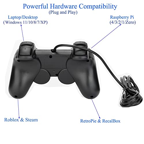Manette de jeu filaire USB pour PC-2