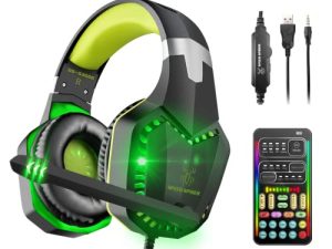 sktome Gaming Voice Changer Headset avec micro