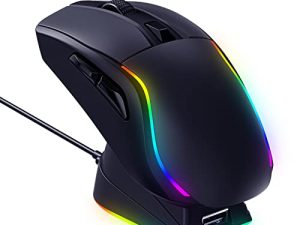 RisoPhy Souris de jeu sans fil avec