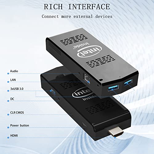 ALADAWN Intel Compute Stick 8 Go 128-2