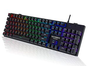 Clavier de jeu mécanique RVB 104 touches