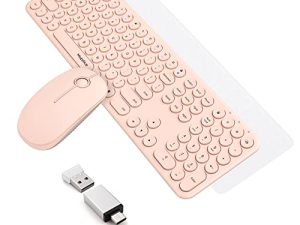 Mobifice Cute Clavier et Souris sans Fil
