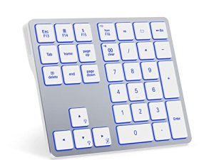 Doohoeek Clavier numérique rétroéclairé Bluetooth pour ordinateurs