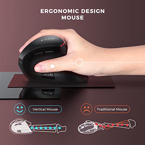 Souris Verticale Sans Fil