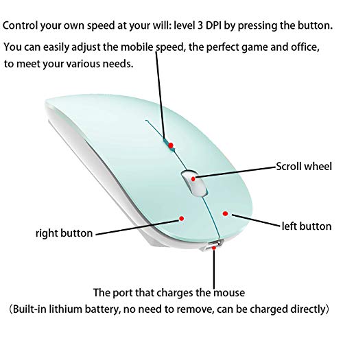 Souris sans fil Bluetooth pour ordinateur portable – Image 2