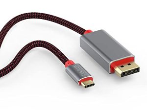 Cubilux 4K@120Hz Câble tressé USB C vers