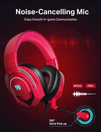 ZIUMIER Z88 Casque de jeu avec microphone, – Image 2