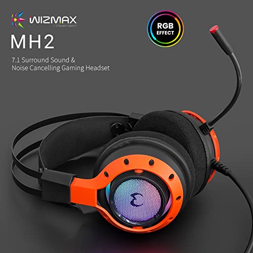 WIZMAX PC Gaming Headset MH2 - Casque-2