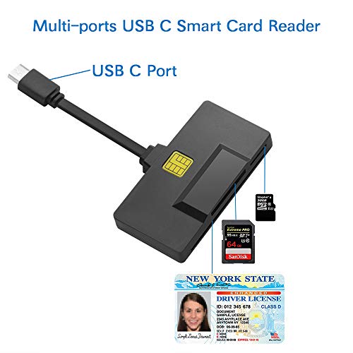 DAOKER Lecteur de carte à puce USB – Image 2