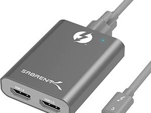 Adaptateur d'affichage SABRENT Thunderbolt 3 vers double