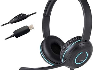 Casque stéréo USB Cyber Acoustics (AC-5008A)