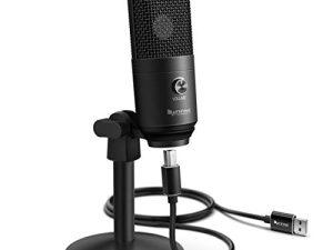 Fifine Podcast Microphone USB avec prise casque