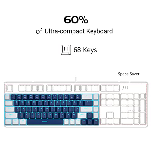Clavier de jeu portable 60 % mécanique, – Image 2