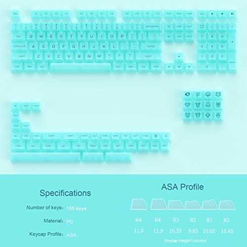 Translucent 155-Key ASA Profile