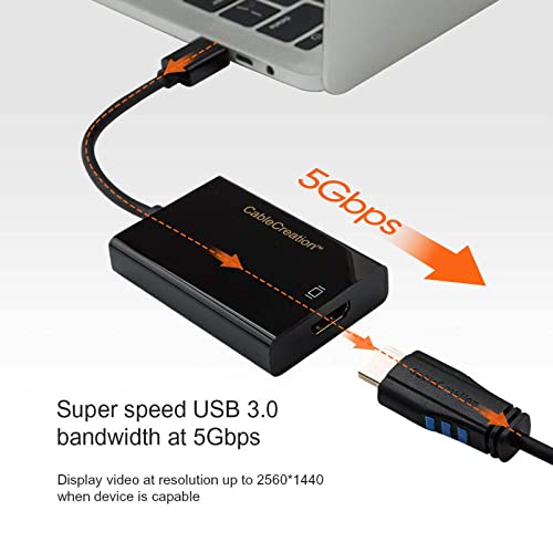 CableCreation Adaptateur USB 3.0 vers HDMI avec – Image 2