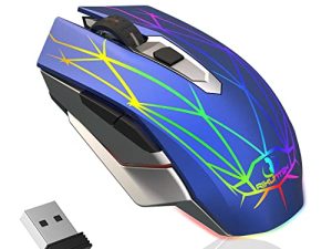 RIIKUNTEK Souris de jeu sans fil
