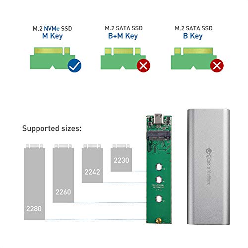 Cable Matters Boîtier USB C vers M.2 – Image 2