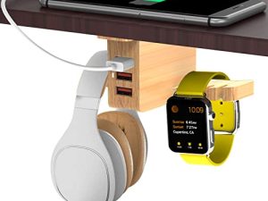 Cozoo Support pour casque en bois avec