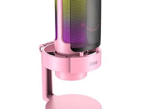 FIFINE Microphone de jeu en streaming USB