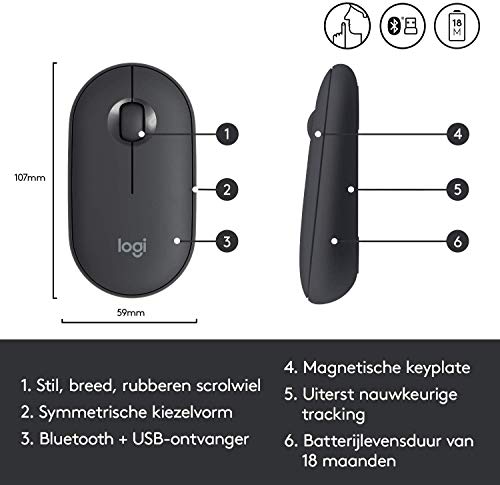 LOGI Pebble M350 Souris portable sans fil – Image 2