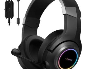 AIHOOR Casque de jeu avec son surround