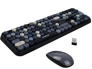 FOPETT Combo Clavier et Souris sans Fil