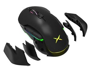 Souris de jeu sans fil DeLUX rechargeable