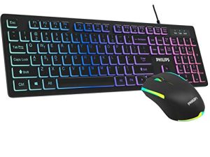 Combo clavier et souris de jeu filaire