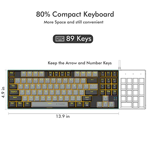 clavier d'ordinateur filaire compact