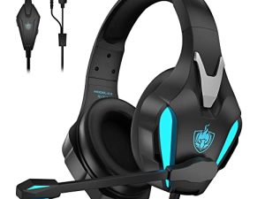 PHOINIKAS Casque de jeu PS4 pour PC