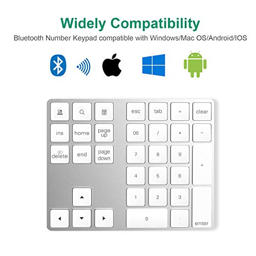 Pavé numérique Bluetooth avec raccourcis multiples Pavé – Image 2