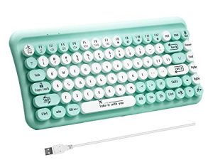 Taeeiancd Clavier de style rétro punk de