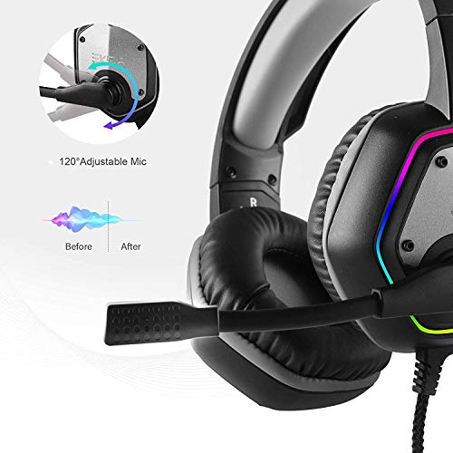 EKSA E1000 Casque de jeu USB pour-2