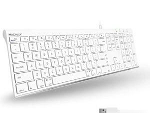 Clavier filaire USB Macally Slim pour Mac