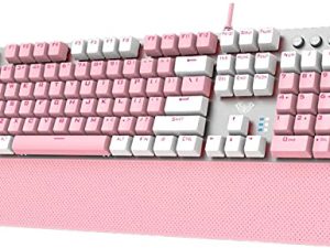 Clavier mécanique rose