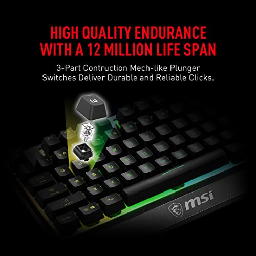 Clavier de jeu MSI Vigor GK30 RGB, – Image 2